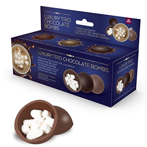 Hot chocolate options - Hot chocolate bomb gift set & extra marshmallow toppers for hot chocolate stations - Hot chocolate melt filled with marshmallows -