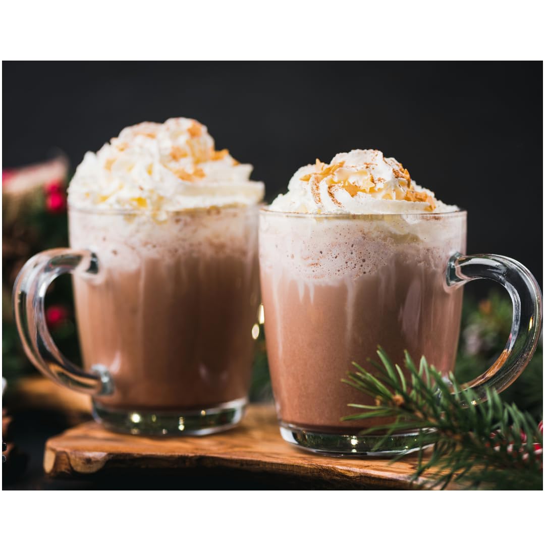 Hot chocolate gift set | Luxury flavoured hot chocolate sachets with gingerbread men & marshmallow Christmas hot chocolate Gift, Stocking Filler for Kids & Adults