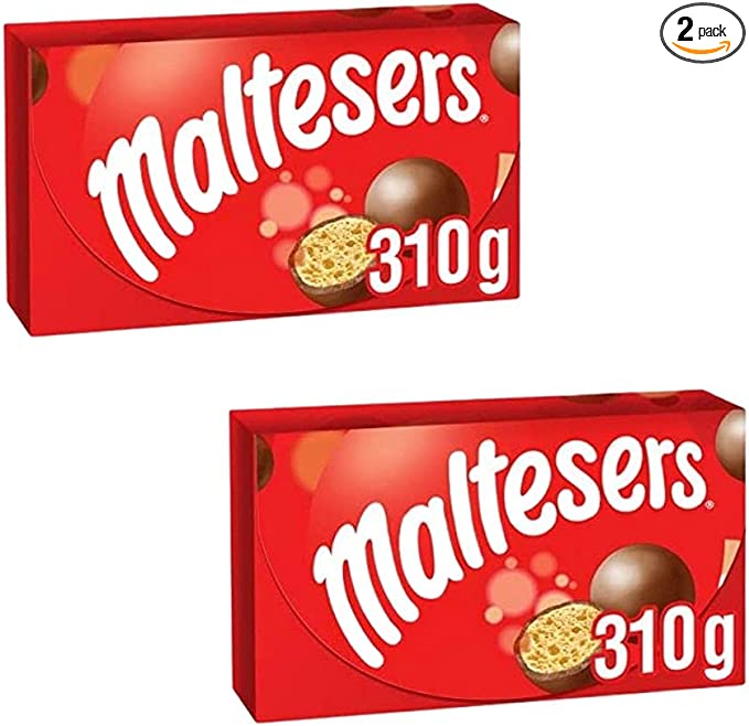 Double the Delight: Maltesers Gift Box 310g - Pack of 2 | Perfect Chocolate Treat