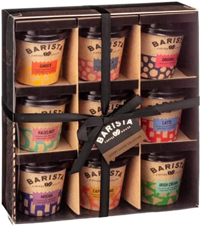 Women's Coffee Gift Set – 9 Flavours with Reusable Travel Cups