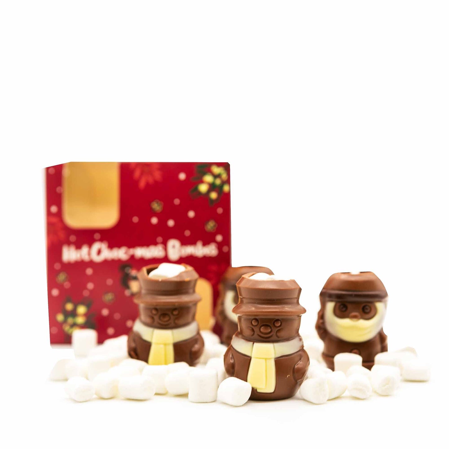 Hot chocolate options - Hot chocolate bomb gift set & extra marshmallow toppers for hot chocolate stations - Hot chocolate melt filled with marshmallows -