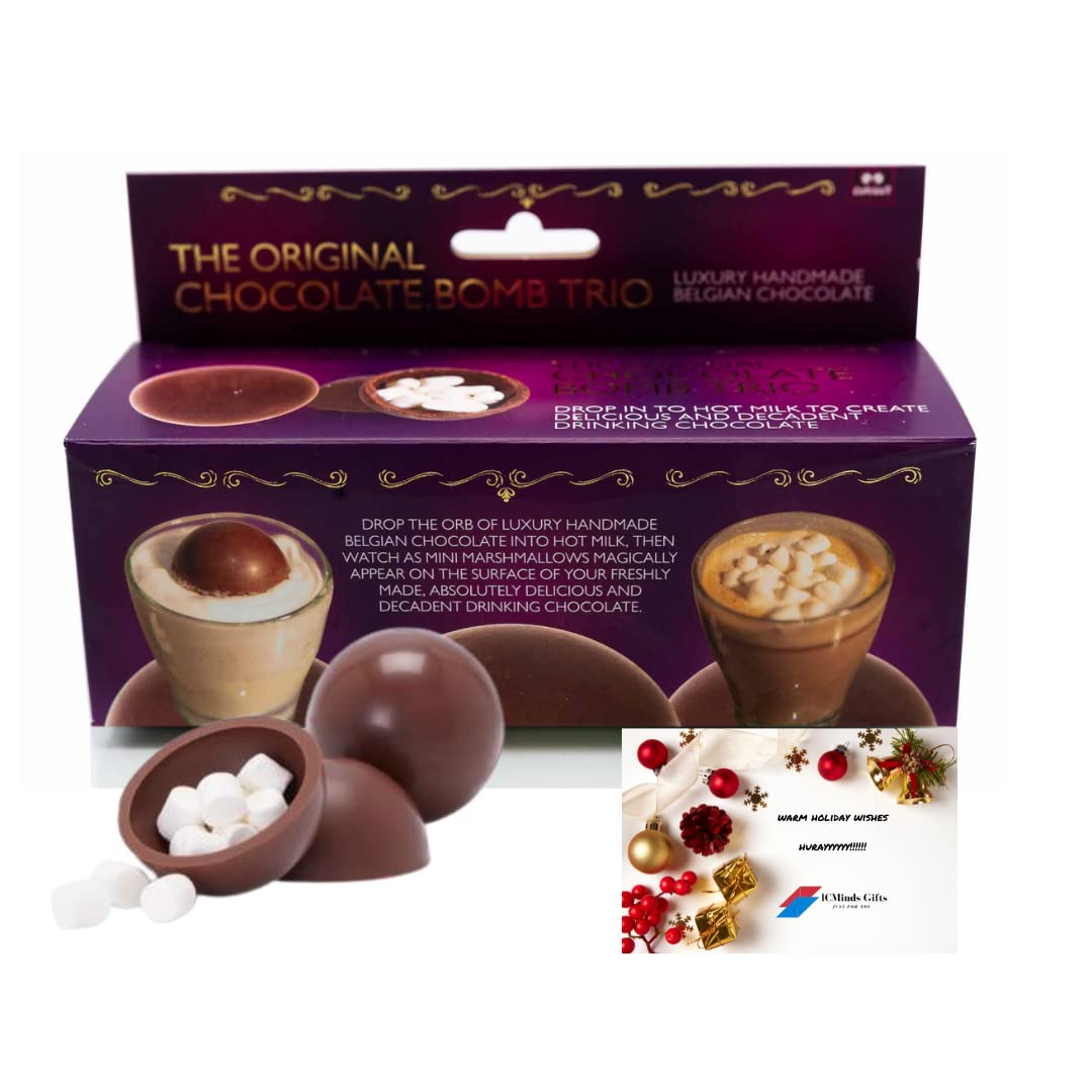 Hot chocolate options - Hot chocolate bomb gift set & extra marshmallow toppers for hot chocolate stations - Hot chocolate melt filled with marshmallows -