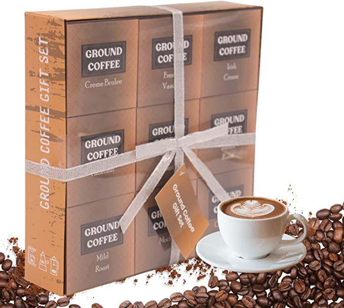 Savor the Flavor: Gourmet Ground Coffee Gifts Set - Perfect Coffee Gifts for Men and Women!