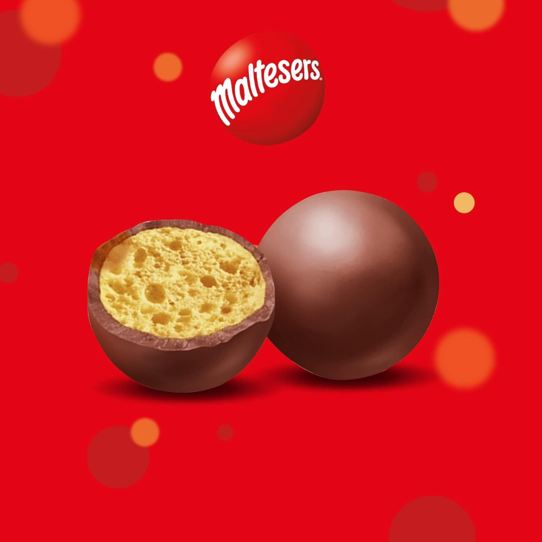 Maltesers Chocolate Gift Box Duo – 2 x 310g Packs | Milk Chocolate with Honeycomb Centre | Perfect Sharing Gift Set
