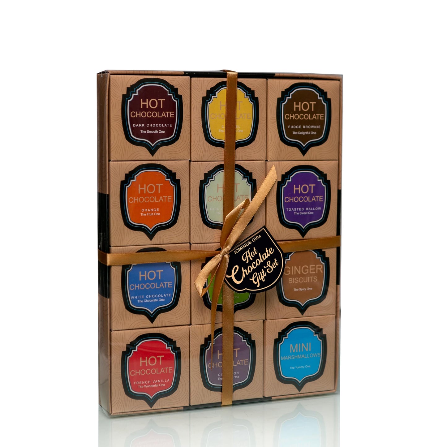 Hot chocolate gift set - flavoured hot chocolate gift set for kids men women adult - christmas gifts options white hot chocolate - chocolate orange salted caramel & more