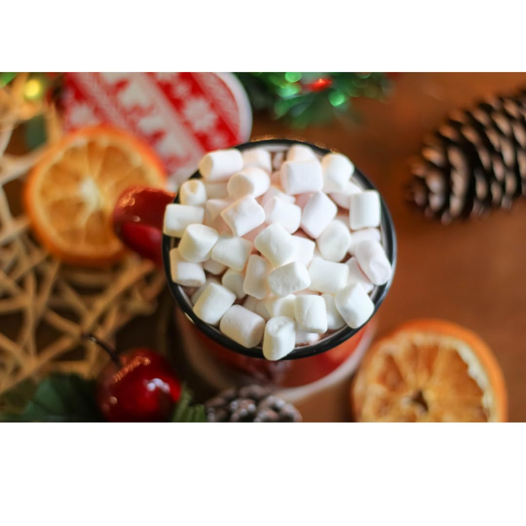 Hot chocolate gift set | Luxury flavoured hot chocolate sachets with gingerbread men & marshmallow Christmas hot chocolate Gift, Stocking Filler for Kids & Adults