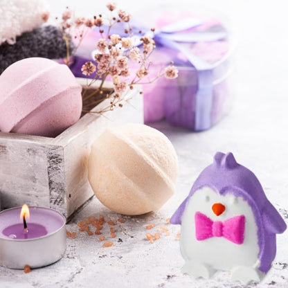 Bath Bomb | Mothers Day Gift Set | Vegan Festive Bath Fizz Set for Mum | Bath Bombs with Gingerbread, Polar Bear, Reindeer & More | Mother's Day Pamper Gift
