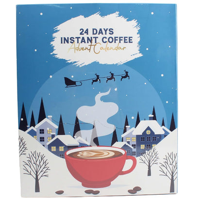 Coffee advent calendar 2025 | Christmas coffee advent for coffee lovers | 24 days flavoured coffee advent calendar with pumpkin, caramel | Christmas coffee advent gift for men women adults