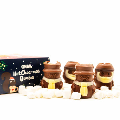 Hot chocolate options - Hot chocolate bomb gift set & extra marshmallow toppers for hot chocolate stations - Hot chocolate melt filled with marshmallows -
