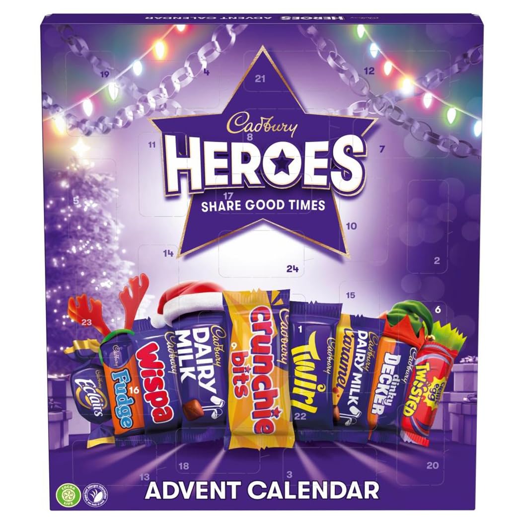 Cadbury Heroes Premium Advent Calendar, 230g