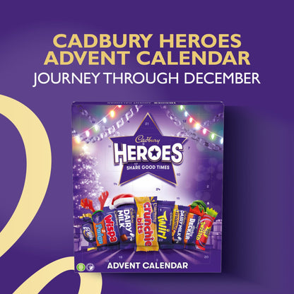 Cadbury Heroes Premium Advent Calendar, 230g