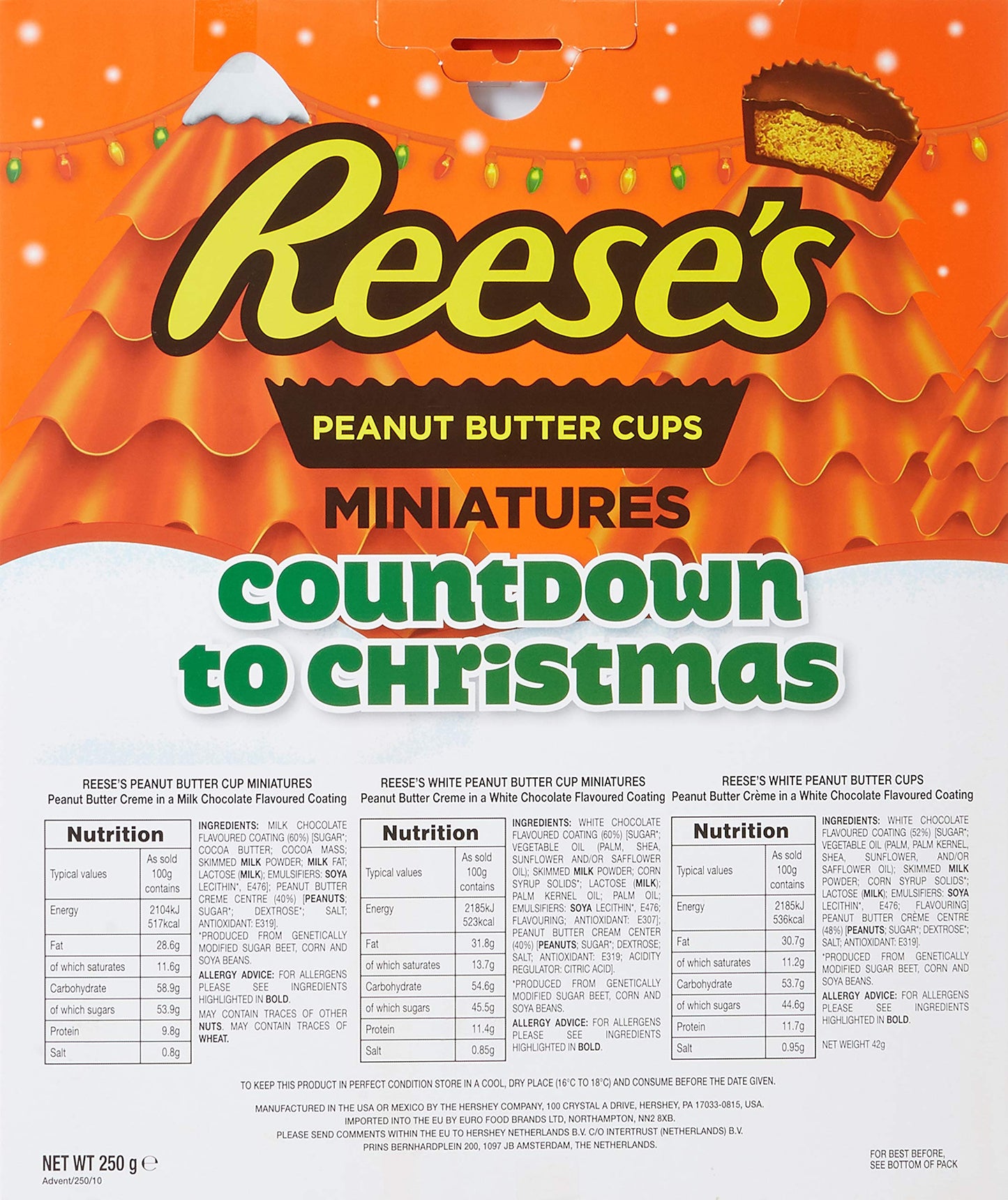 Reese's Advent Calendar 245g (Pack of 2)
