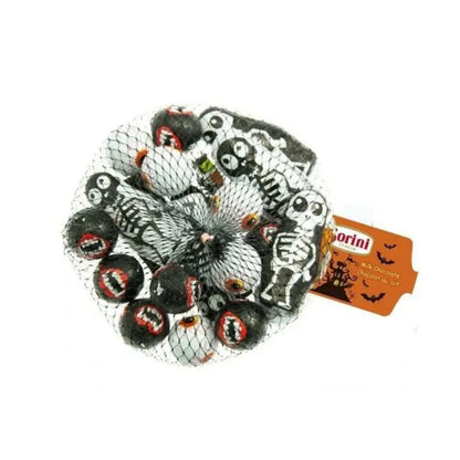 Halloween sweets & chocolates party bag fillers | Halloween sweet bags of chocolate pumpkins | Milk chocolate pralines | Halloween gifts party bag fillers & treats for kids men women | bulk sweets